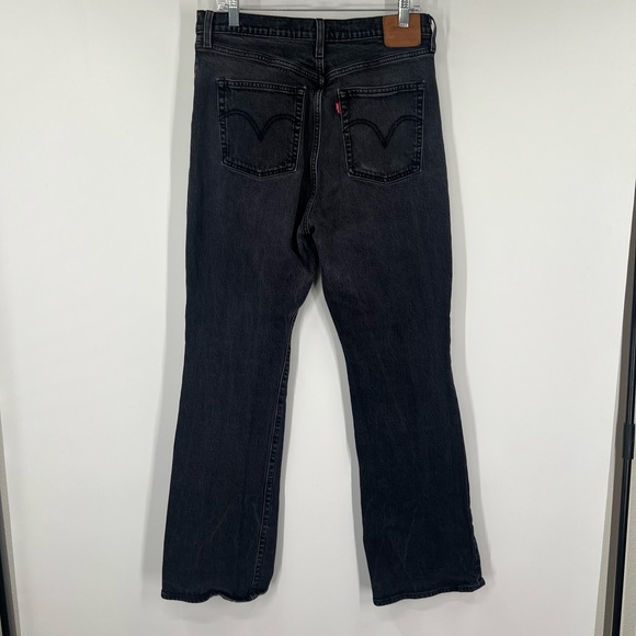 Levi’s Ribcage Boot Cut Jeans Button Fly High Rise - Picture 5 of 8